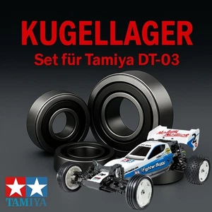 KUGELLAGER SATZ FÜR TAMIYA DT-03 NEO FIGHTER 14 LAGER MIT GUMMIDICHTUNGEN - Bild 1 von 2