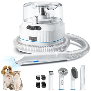Dog Grooming Vacuum Kit: 5-In-1 Pet Hair Clippers with Vacuum Suction 99.9%, Dog - Picture 1 of 12