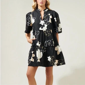 Sugarlips Cairan Rose Dixie Etuikleid mit geteiltem Ausschnitt - Bild 1 von 9