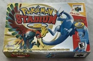 COMPLETE IN BOX POKEMON STADIUM 2 NINTENDO 64 GAME BOX & MANUAL TESTED AUTHENTIC - Picture 1 of 5