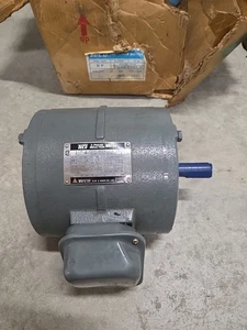 NEW TECO WESTINGHOUSE 1 HP INDUCTION MOTOR 3 PHASE 143T FRAME 1750 RPM DTP0014 - Picture 1 of 6