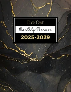 2025-2029 Monatsplaner: 5 Jahre Kalender Zeitplan Organizer ab Januar...  - Bild 1 von 1