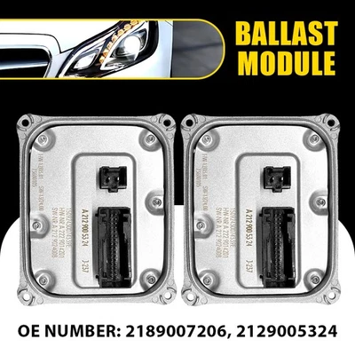 TWO LED Headlight Control Module Ballast for 2014 15-2016 Mercedes E300 E63 AMG - Image 1 of 4
