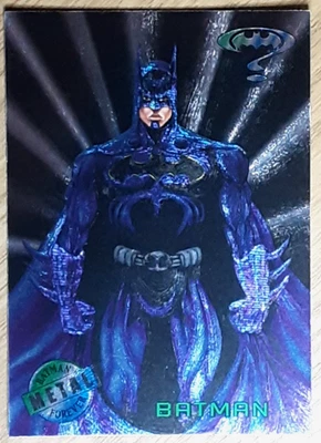 1995 Batman Metal Forever Card 1 BATMAN. - Image 1 of 3