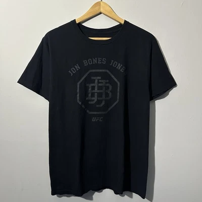 Reebok Jon Bones Jones UFC T Shirt Adult Size Large Black - Image 1 of 4