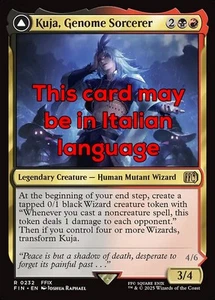 MTG KUJA, GENOME SORCERER EXC - KUJA, STREGONE JENOMA 232 - FIN - MAGIC - Picture 1 of 1