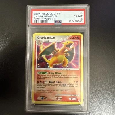 Pokemon 2007 Charizard Secret Wonders (Holo)  PSA 6 - Image 1 of 4