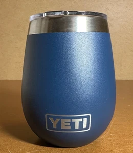 Yeti Rambler-10oz Wine Tumbler w/ Mag Lid-Navy Blue - Picture 1 of 5