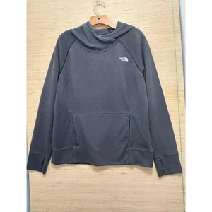 The North Face Women's L/G Black Fleece Hooded Pullover Sweatshirt - Picture 1 of 6