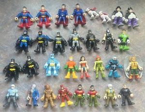 DC Comics Imaginext Figures Lot of 31 -  Scarecrow Penquin  Bane Two Face Freeze - Picture 1 of 24