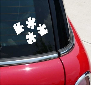 PUZZLE PIECES PUZZLIST GRAPHIC DECAL STICKER ART CAR WALL - Picture 1 of 3