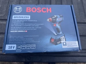 Bosch GDX18V-1800B12 18V Brushless Variable Speed Impact Driver Kit - Picture 1 of 1