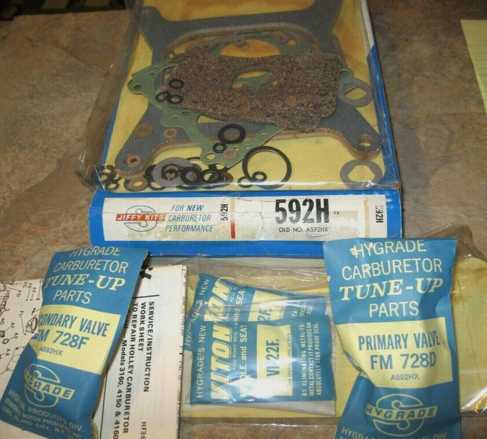 New 1972 Chevrolet Impala, Caprice carburetor rebuild kit,4 bbl Holley, sealed! - Image 1 of 1