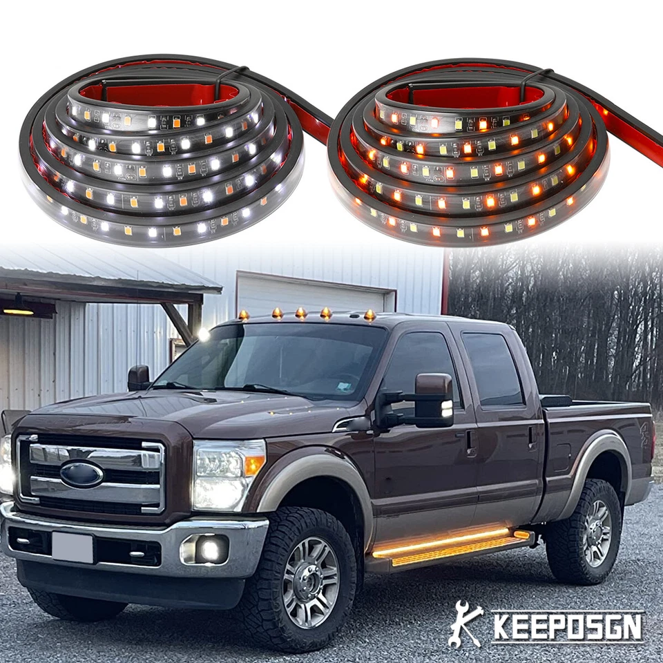 2 светодиодные габаритные огни 70 дюймов для Ford F150 F250 F350 Ranger - Изображение 1 из 4