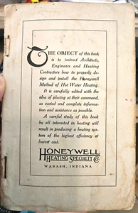 Vintage Honeywell Heating Specialty Wabash Indiana Booklet no cover great art - Picture 1 of 4