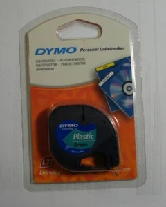 DYMO S0721690 Plastik Etiketten schwarz auf grün 12mmx4m 91224 OVP A - Picture 1 of 1