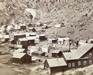 Charles Weitfle Stereoview  Silver Plume Colorado c 1870 No. 198