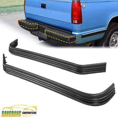 For Chevy C1500 1990-1998 Bumper Molding Driver and Passenger Side | Pair | Rear Foto 1 de 4