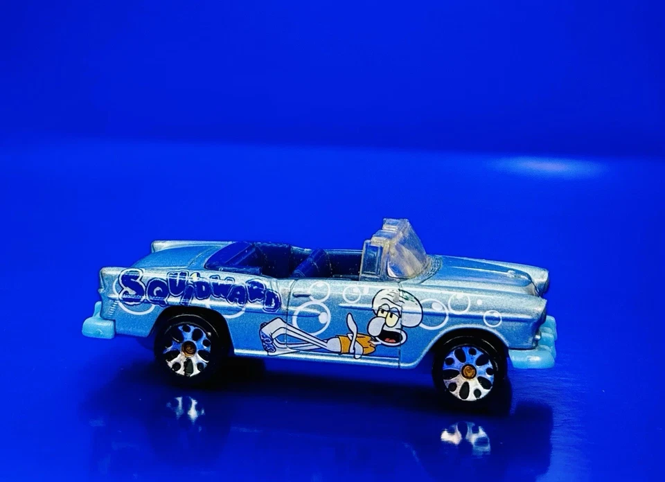 Matchbox SpongeBob Patrick 1955 Chevy Bel Air Convertible 1:65 - Image 1 of 4
