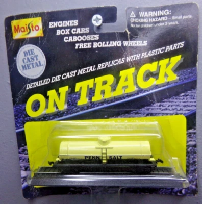 MAISTO ON TRACK DIECAST & PLASTIC PENN SALT SINGLE DOME TANK CAR - Image 1 of 3