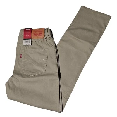 Levis Youth Khaki Pull on Pants Size 14 Jeans Slim Fit Stretch Comfort Waist - Image 1 of 4