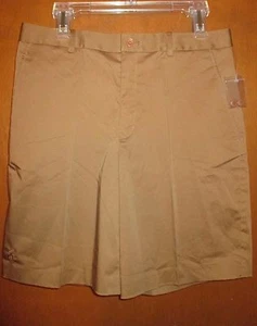 NWOT Ralph Lauren Golf 8 TanSateen Cotton Shorts Wst16.5" Insm9" POLOLogo Ret$85 - Picture 1 of 12