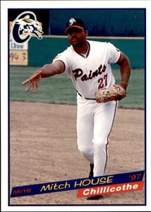 1997 Chillicothe Paints Grandstand 15 Mitch House Dent Virginia VA Baseball Card