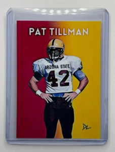 Pat Tillman Limited Artist Signed "Arizona State Sun Devils" Trading Card 6/10 - Picture 1 of 2