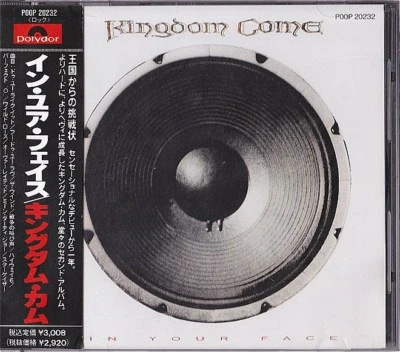 Kingdom Come In Your Face Japan 1st CD Obi 1989 POOP-20232 - Image 1 of 3