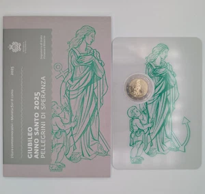 2 Euro San Marino 2025 st Heiliges Jahr - Pilger der Hoffnung Blister Giubileo - Bild 1 von 4