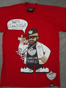 UGK Underground Kingz Algierz OG AOP GRAIL Promo Med One Oak Shirt Y2k Pimp C š„ - Picture 1 of 11