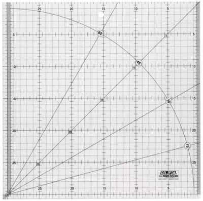 OLFA 30x30cm Patchworklineal - Quiltlineal - Bild 1 von 2