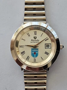 NIVADA-AUTOMATIC-PER "KAZMA CLUB KUWAIT"-NOS-OVERSIZE (39 MM)-ETA 2783-SCATOLA - Picture 1 of 24
