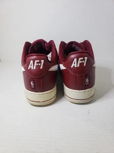 Nike Air Force 1 07 LV8 Low NBA Pack Team Red AF 1 Sneakers 823511-605 Mens 11.5 - Picture 1 of 9