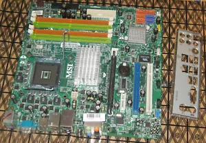 Mainboard MSI MS-7502VER:1.2 Sockel 775 4xDDR2 PCI-e LAN USB 6xSATA SPDIF-Out - Picture 1 of 4