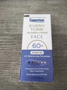 Coppertone Every Tone unsichtbares Finish Gesicht Sonnencreme LSF 60+ - Bild 1 von 4