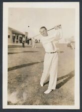 1933 Paul Runyan, Incredible "Swing Photo" from Photographer John Hemmer