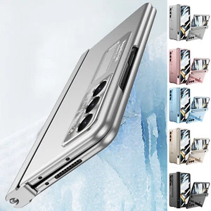 Für Samsung Galaxy Z Fold 6/5 Ständer mit S Pen Halter Scharnier Schutz Hülle - Bild 1 von 58