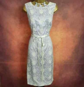 BHS Occasion Dress Size 12 Lilac Embroidered Mother of the Bride Evening Party - Picture 1 of 11
