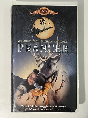 Prancer (VHS, 1997) Clam Shell Case Factory Sealed Sam Elliott Cloris Leachman - Image 1 of 4
