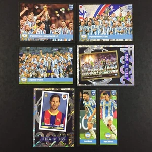 Lionel Messi Lot 6 Sticker Panini FIFA 365 2024 2025 (25) 9 12 411 412 World Cup - Picture 1 of 3