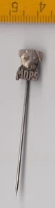 Insignia de pasador de perro holandesa PUG (Mops) de colección década de 1960 - Imagen 1 de 1
