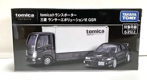 Takara Tomy / Tomica Premium Car Carrier & Mitsubishi Lacer Evolition Ⅵ GSR - Picture 1 of 7