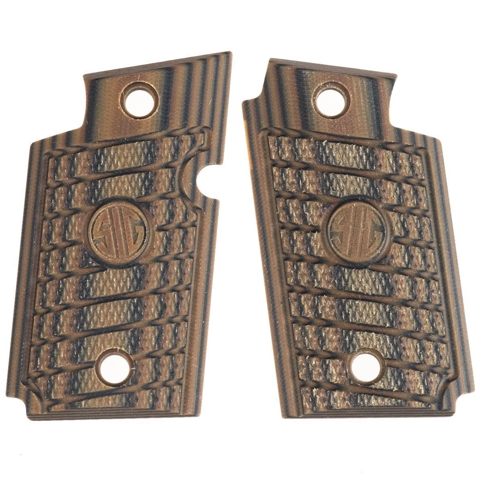 SIG SAUER FACTORY P938 SELECT BROWN G10 FACTORY GRIPS - Image 1 of 1