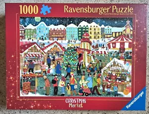 Ravensburger UK Puzzle CHRISTMAS MARKET Weihnachtsmarkt 1000 Teile OVP NEU - Bild 1 von 2