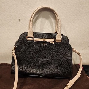Bolso Cartera Kate Spade New York Henderson Street Sawyer Cuero Piemez Negro - Imagen 1 de 11