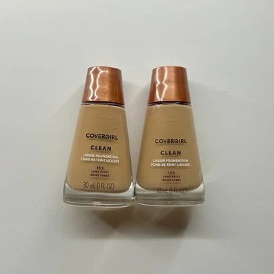 Covergirl Clean Liquid Foundation **153 Sand Beige - Image 1 of 2