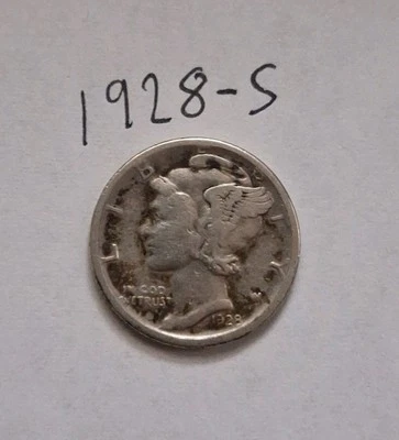 1928-S Mercury Dime - Image 1 of 2