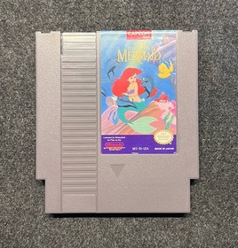 The Little Mermaid (Nintendo Entertainment System NES, 1985) Vintage Video Game