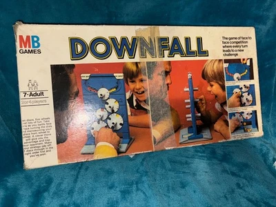 ORIGINAL VINTAGE DOWNFALL - MB GAMES (1977) -  COMPLETE - Image 1 of 4